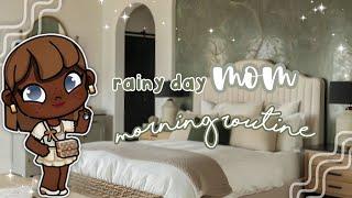 Rainy day Mom morning Routine ️ Avatar World roleplay ️ with voice 