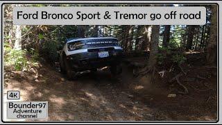 Ford Bronco Sport and Tremor go off road at Natchies, Sept 2023