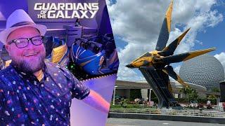 Epcot Guardians of the Galaxy Cosmic Rewind | Full Ride POV & Full Experience | Walt Disney World