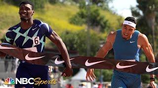 Fred Kerley catches Michael Norman at line in classic 200m duel at USATF Golden Games | NBC Sports