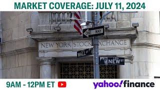 Stock market today: Tesla shares turn negative as investors rotate out of tech | July 11, 2024