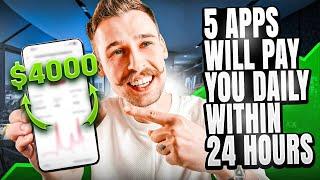 These 5 LEGIT APPs Will Pay You Daily Within 24 HOURS | Make Money Online Worldwide