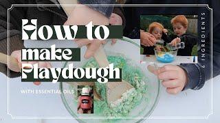 How to make playdough - an easy no cook recipe.