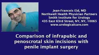 Comparison of Infrapubic and Pennoscrotal Skin Incisions with Penile Implant Surgery