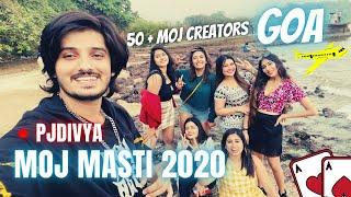 MojMasti 2020 | 50+ Moj Creators in Goa | Happy New Year 2021 | PjDivya Vlog