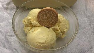 Helado de vainilla con 3 ingredientes 