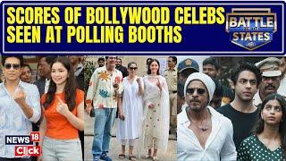 Bollywood Celebrities Vote In Mumbai And Sends A Message To All The Citizens To Vote | N18V