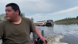 Water taxi from Moose Factory to Moosonee for 20$