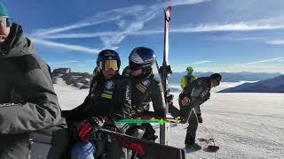 Sofia Goggia torna a sciare sulle nevi dello Stelvio