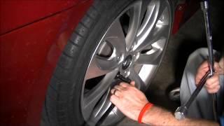 Tire/Wheel Change/Removal Procedure Hyundai Sonata 2.0 Turbo