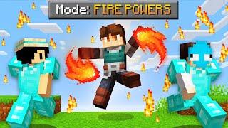 Unlocking *OP* FIRE POWERS in Minecraft!