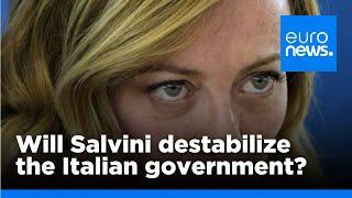 Will Salvini's ties to Patriots for Europe destabilize the Italian government? | euronews 