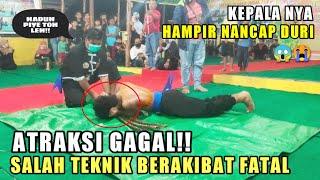 NGERI!!! Detik-Detik Atraksi Gagal IKS.PI Kera Sakti, HAMPIR FATAL!