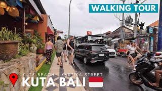 Bali Walking Update | Relaxing Walk After The Rain In KUTA Bali | Kuta Beach to Kartika Street 2025