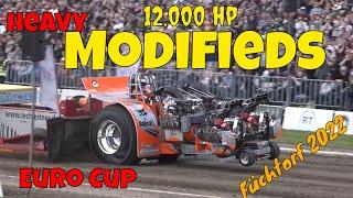 The world's strongest Motorsport - the Heavy Modified Tractor Pullers at Füchtorf 2022 - by EUJS