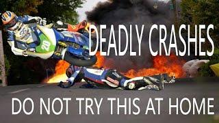 Brutal Motorbike crashes compilation // Isle of Man TT
