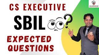 EXPECTED QUESTIONS | SBIL CS EXECUTIVE  HOPE FOR THE BEST 