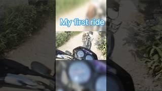 my first ride in of road ️ #deshi vloge #viral #shorts #biker