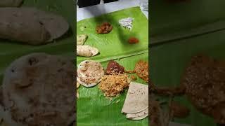 Kerala Style South Indian Wedding Food | No Chicken Biryani  | Telugu Foodie in Chennai #shorts