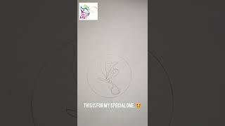 Drawing the logo of my special one  #art #sakthi #sakthiofficial #mridula #face #reveal #arts of S