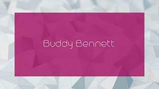 Buddy Bennett - appearance