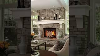 HOW TO CLEAN FIREPLACE BRICK!!! #home #homedecor #homeinteriorinspo #homdecorinspiration