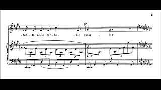 Ottorino Respighi - Notte (Baritone version) (1912) [Score]