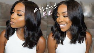 PERFECT SUMMER BOB WIG INSTALL (No Bleach, Plucking, Glueless) | LUVME HAIR