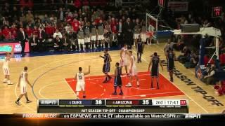 #4 Arizona vs #6 Duke 11-29-13 (Full Game)