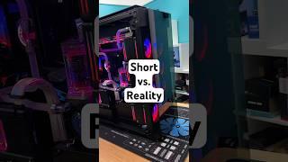 Short vs. Reality custom Gaming PC Building #shortsmitmarietta #custompcbuild #bastelnerd