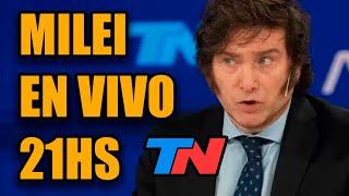 MILEI EN VIVO EN TN HABLA DEL CASO LOAN Y LAS NUEVAS MEDIDAS TRAS APROBAR LA LEY BASES