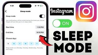 How To Turn ON Sleep Mode (Quiet Mode) On Instagram