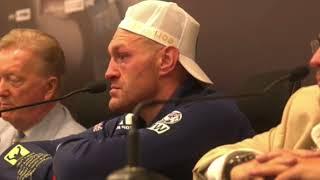 TYSON FURY REACTS TO LOSS: "I WON, I BROKE HIS JAW!" OLEKSANDR USYK VS TYSON FURY POST FIGHT