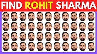 Find The Odd Cricket Player | Can you Find Rohit Sharma, Virat Kohli, MS Dhoni...? | Cricket Quiz