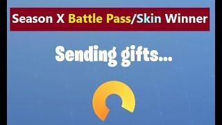 RoyaleMishMash Fortnite Season X Battle Pass / Skin GIVEAWAY Winner Details!