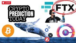 Massive Whales Buying BTC! FTX to pay 118% & Coinbase SUED | Live Crypto Trading XRP LINK CEL TRB