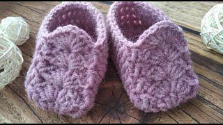 ПИНЕТКИ крючком / Crochet BOOTIES