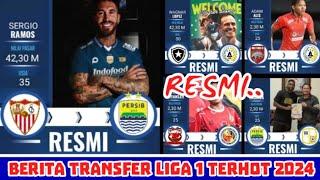 RESMIREKAP 30 TRANSFER LIGA 1 TERPANAS 2024 | PERSIB - PSS - SEMEN PADANG FC - BARITO PUTRA