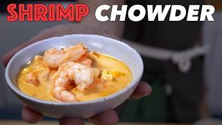 Smoky Discount Shrimp Chowder is a Cold-Weather Game Changer!