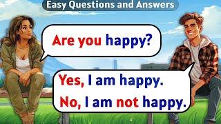 English Speaking Practice For Beginners | Questions and Answers | English Conversation