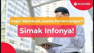 Ingin Membuat Usaha Perseorangan? Simak Infonya