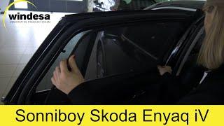 Sonniboy Skoda Enyaq iV (2021-) - Sonnenschutz Einbau Montageanleitung