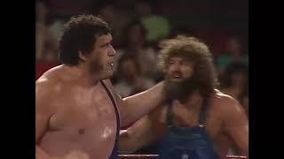 Hillbilly Jim & King Duggan vs. Haku & Andre the Giant     7 19 89