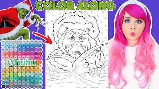 Color How The Grinch Stole Christmas Picture With Me | COLOR ALONG WITH KIMMI