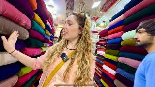 Shopping for PAKISTANI clothes in Liberty Market, Lahore 