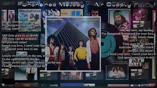 Unchained Melody - Air Supply (Lyrics) - Greatest Hits Golden Oldies but Goodies