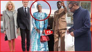 Urgent elle pleure dans les bras de -La femme de Diomaye débarque chez Macron avec -Youssou Ndour…