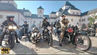 Oldtimerrallye Augustusburg für Motorräder bis 1939. Schlösser und Burgenfahrt 2024.  Teil 1 #