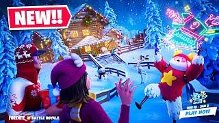Playing FORTNITE with MY GIRLFRIEND! (Chapter 4 Winterfest)