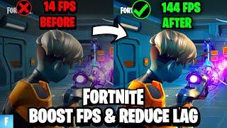 Fortnite Lag & Stutter Fix | Boost FPS | Fortnite low end pc | Fortnite FPS Boost | 2021 |